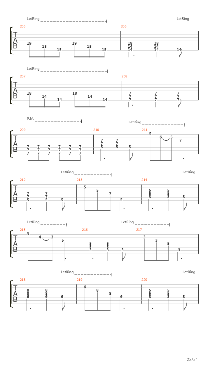 Autarch吉他谱