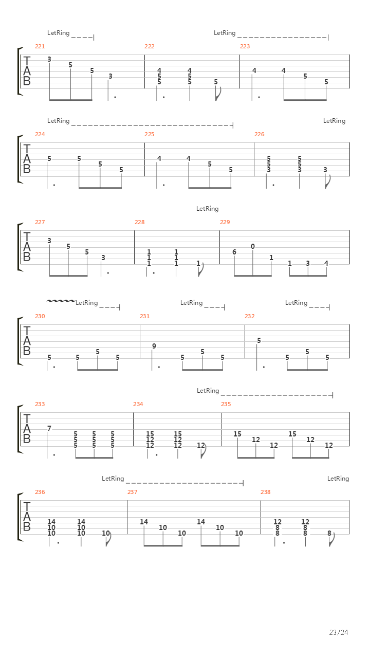 Autarch吉他谱