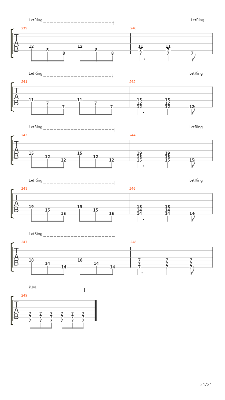 Autarch吉他谱