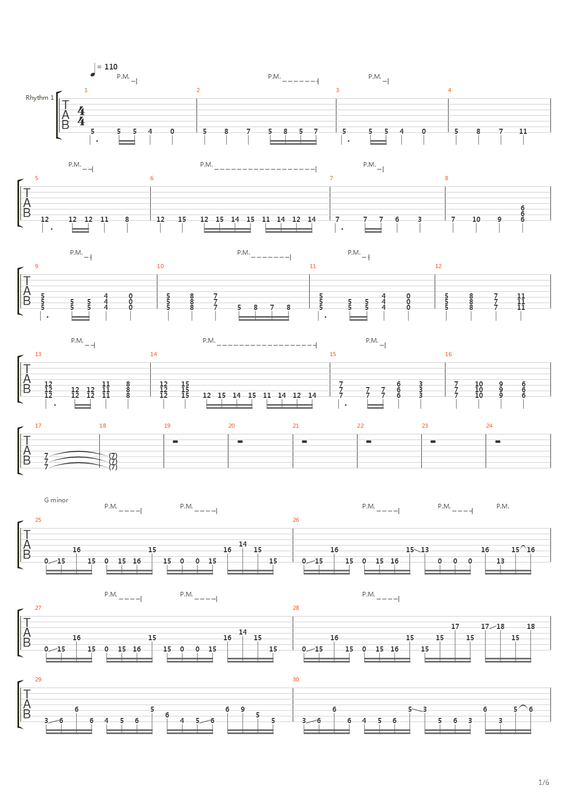 Prelude To Obliteration吉他谱