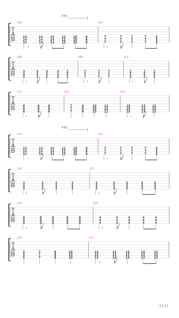 Prelude To Obliteration吉他谱