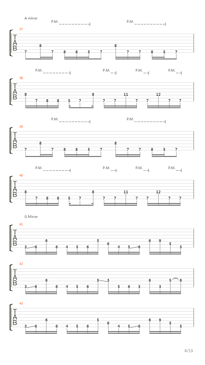 Prelude To Obliteration吉他谱