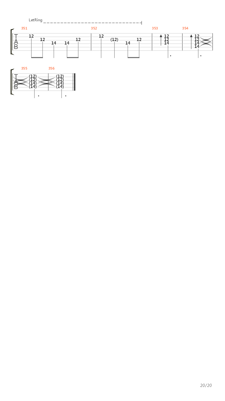 Funambulist吉他谱