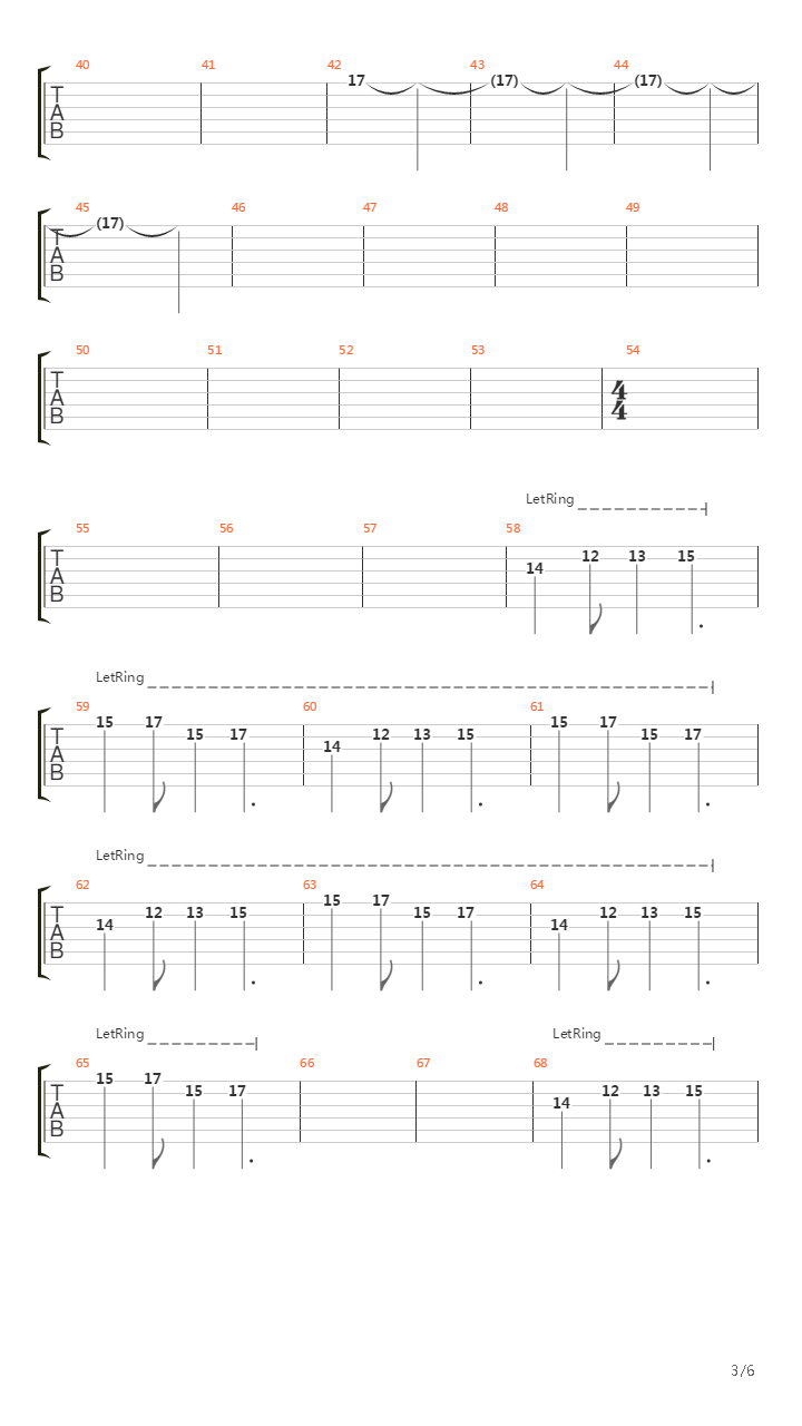 Axis吉他谱