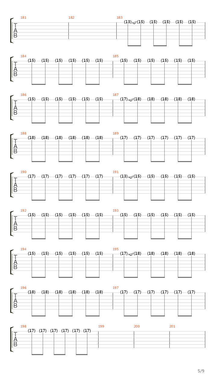 Continuum吉他谱