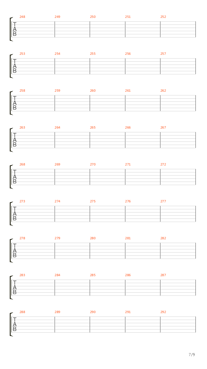 Continuum吉他谱