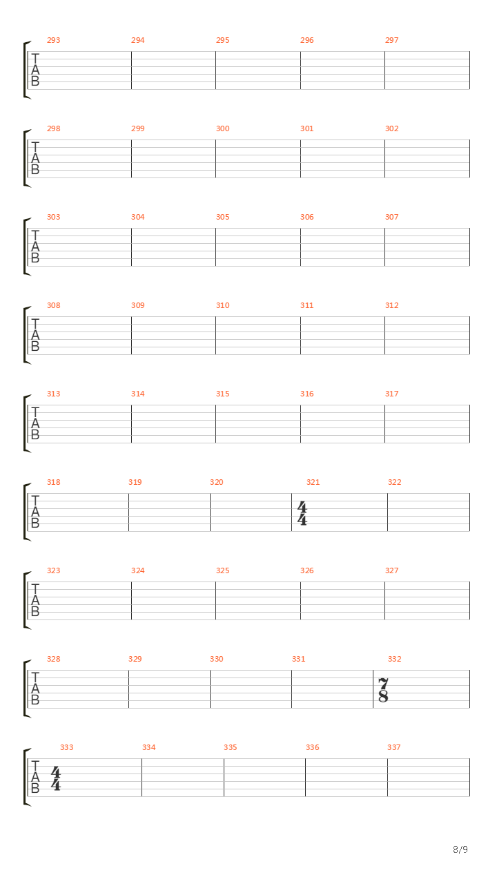 Continuum吉他谱