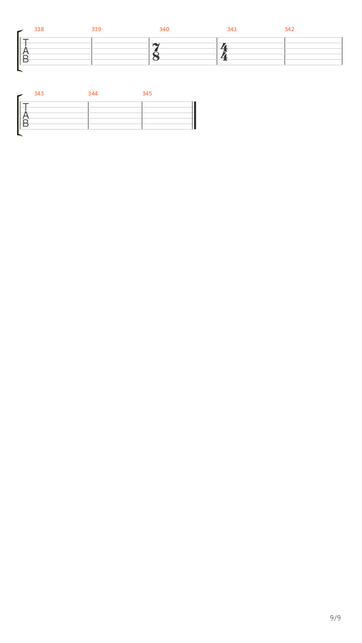 Continuum吉他谱