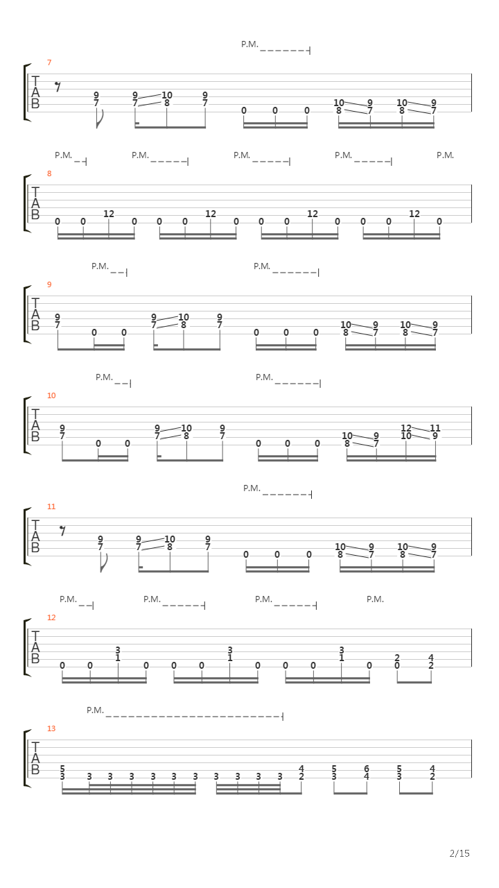 Seven吉他谱