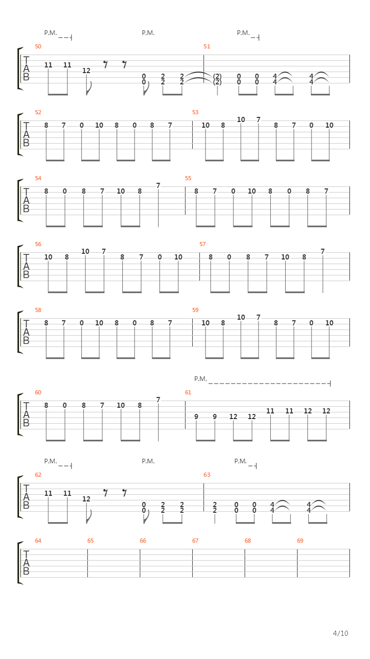 Second Guessing吉他谱