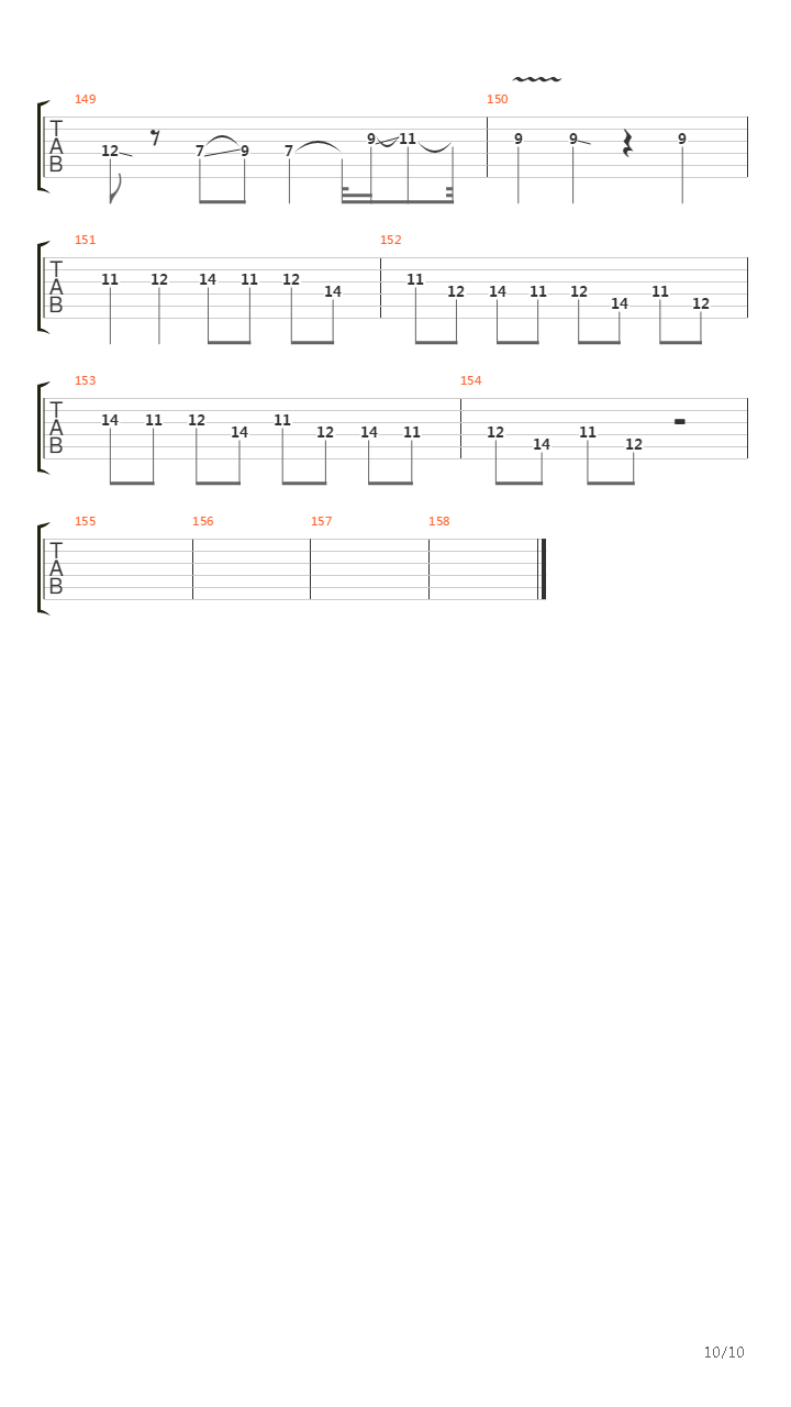 Second Guessing吉他谱