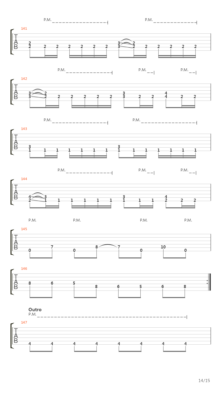 Behind The Mirror吉他谱