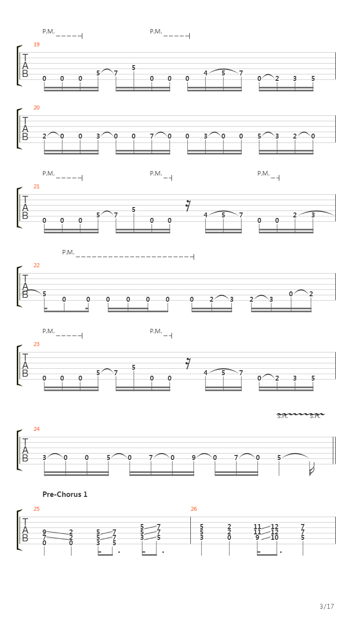 Force Feedback吉他谱