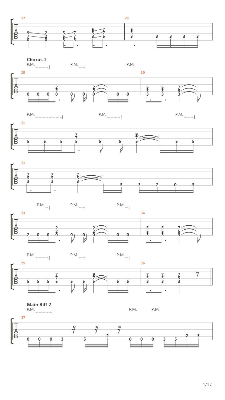 Force Feedback吉他谱