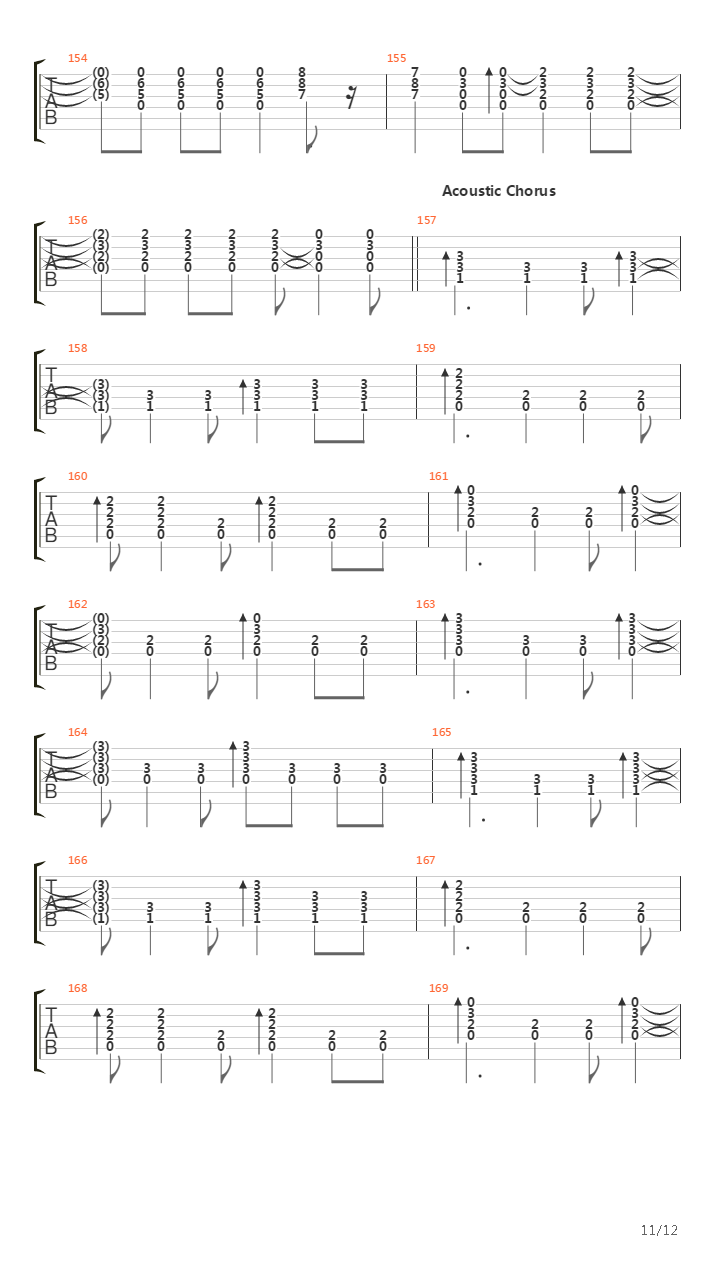 Open Car吉他谱