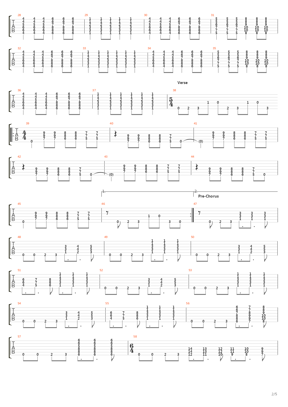 Caravan吉他谱