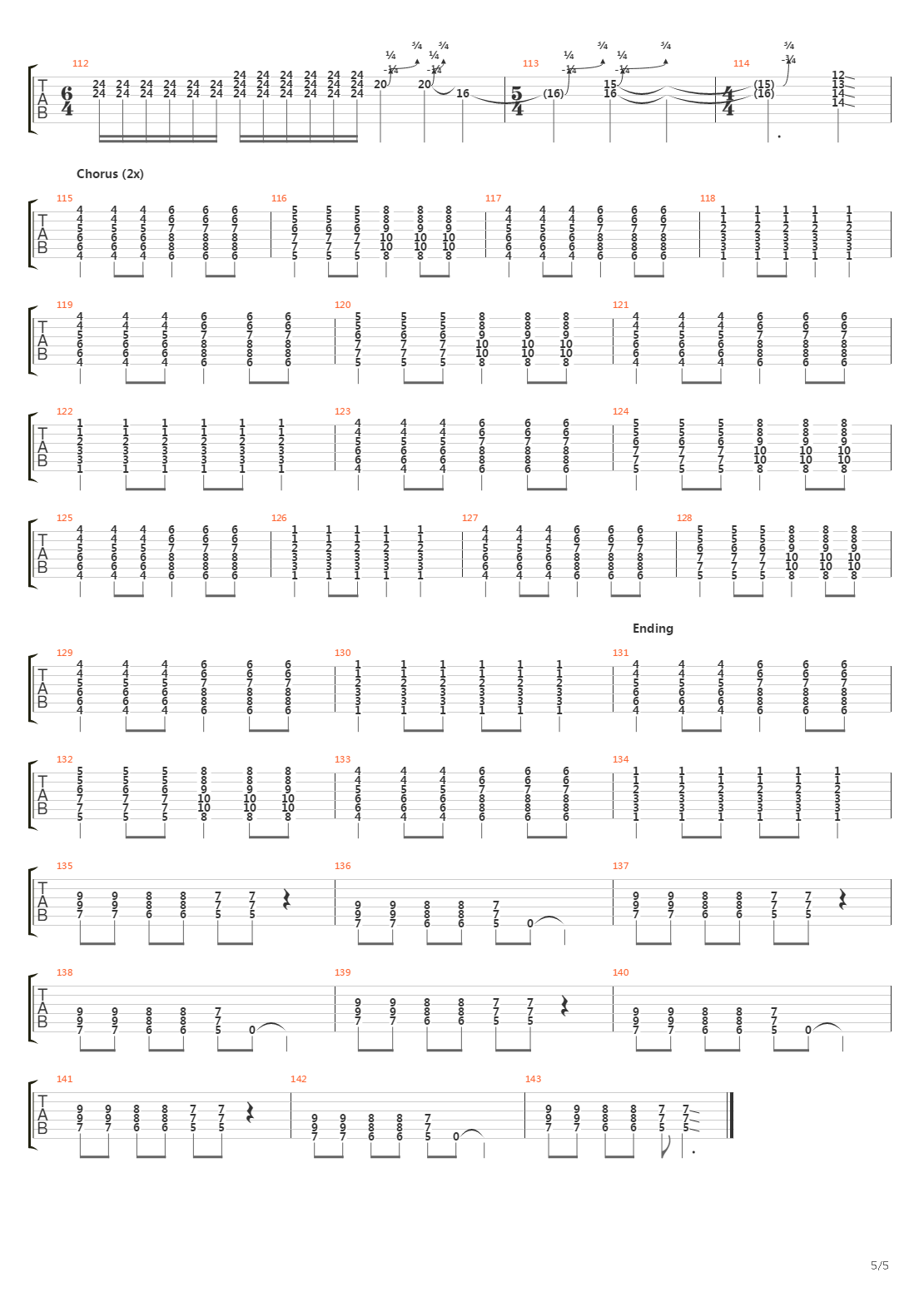 Caravan吉他谱