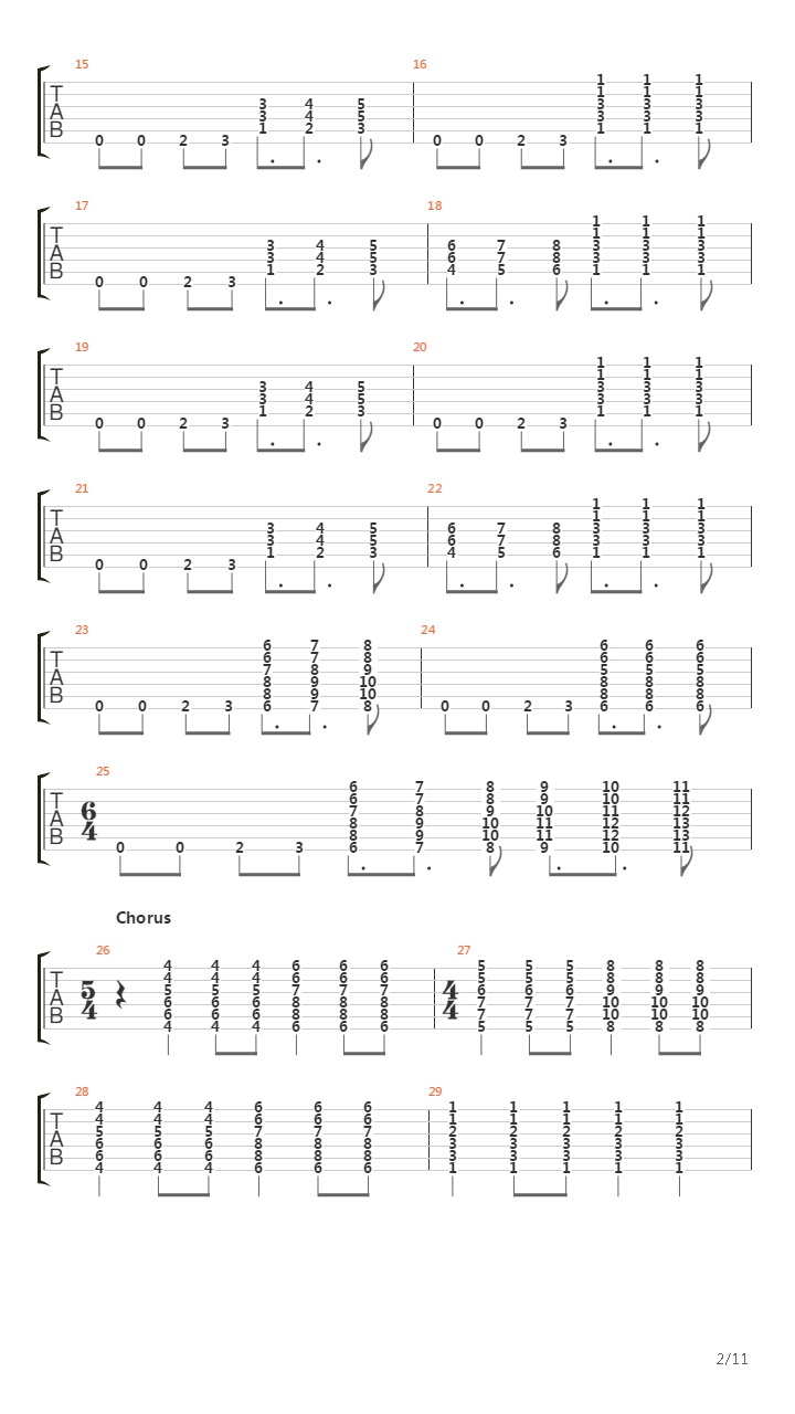 Caravan吉他谱