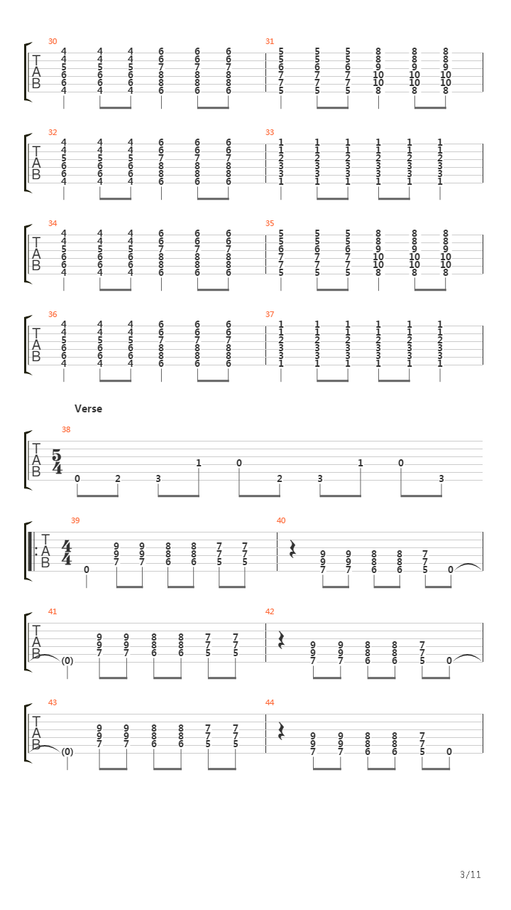 Caravan吉他谱