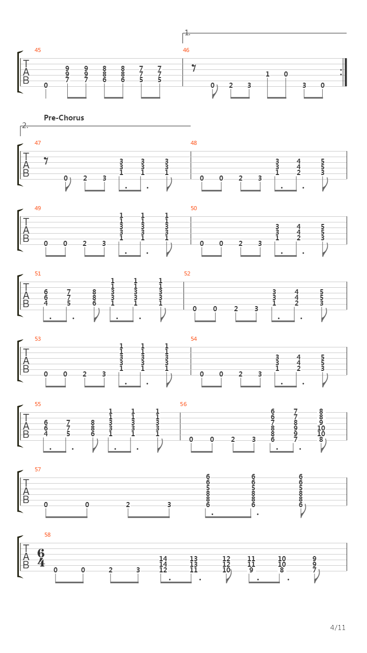 Caravan吉他谱