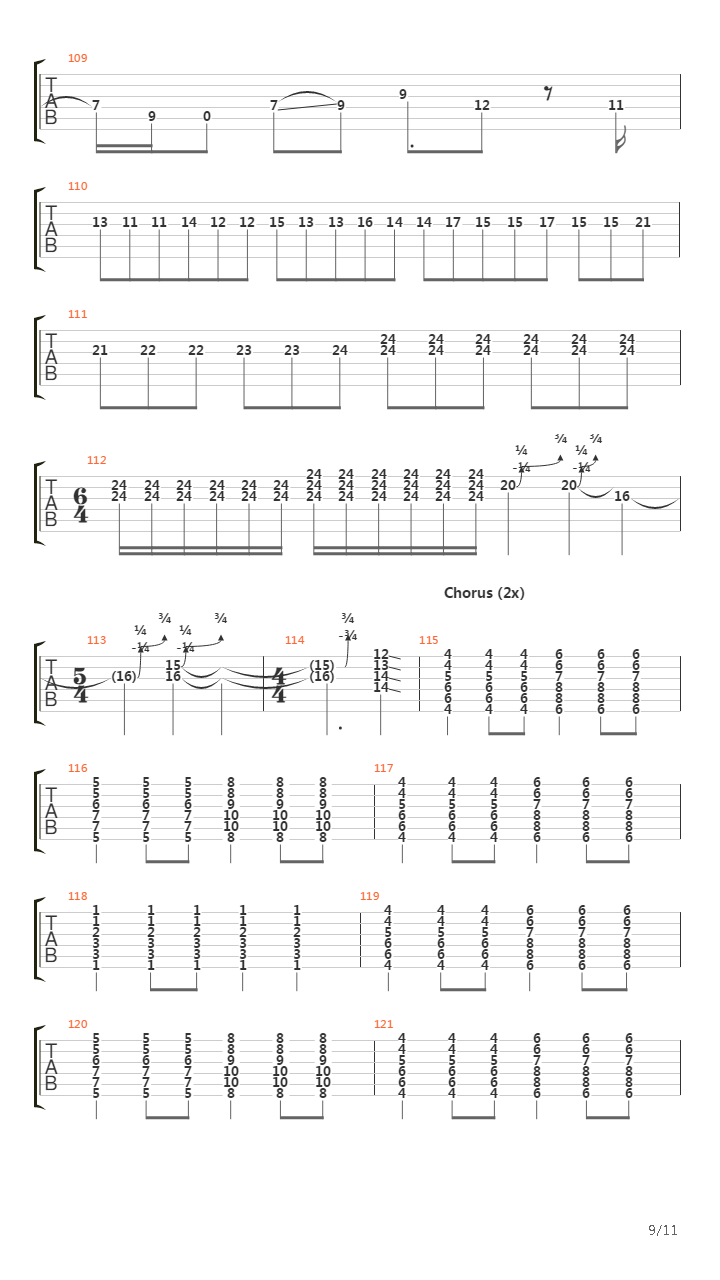 Caravan吉他谱