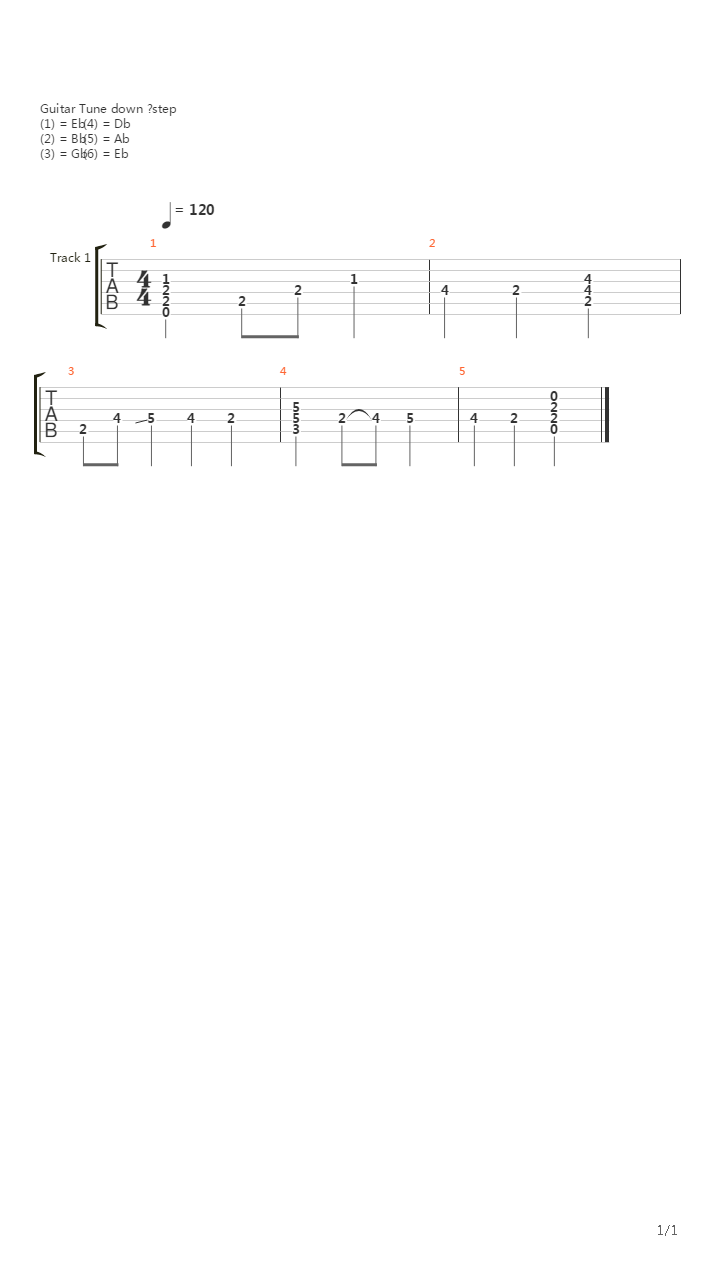 Schizophrenic Conversations吉他谱