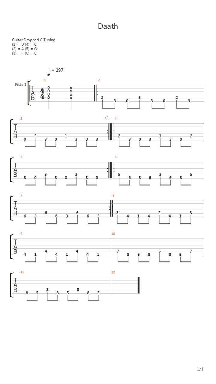 Ovum吉他谱