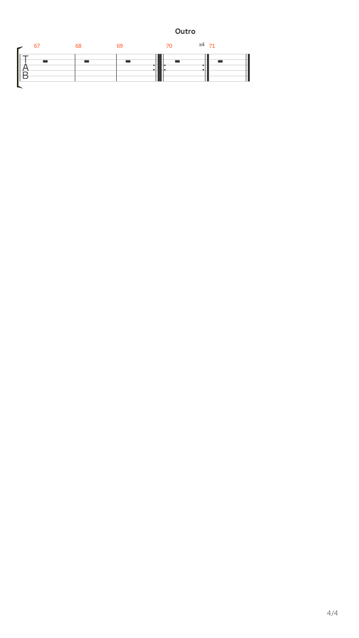 Pride吉他谱