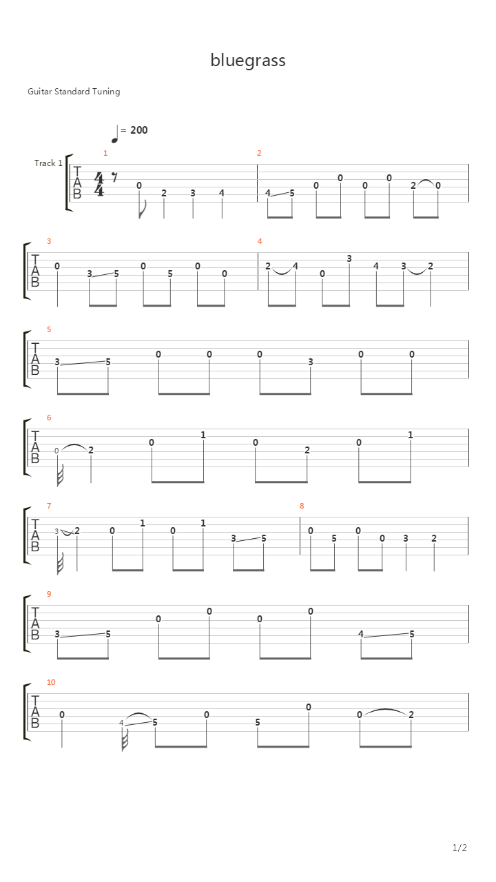 Union Station On Bluegrass吉他谱