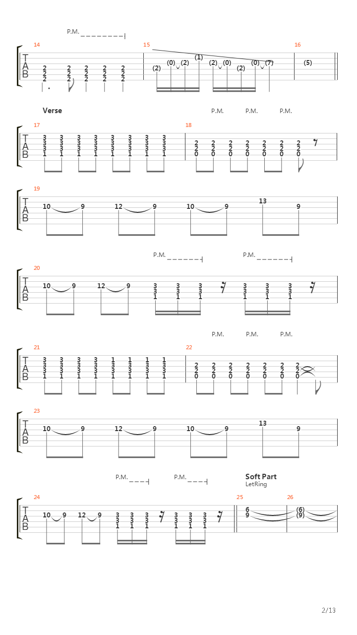 Backwards Pumpkin Song吉他谱