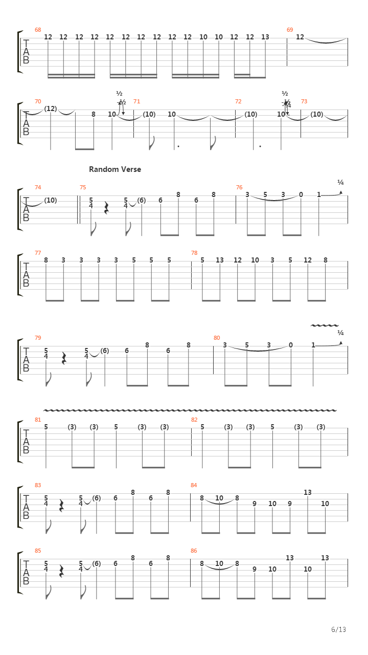 Backwards Pumpkin Song吉他谱