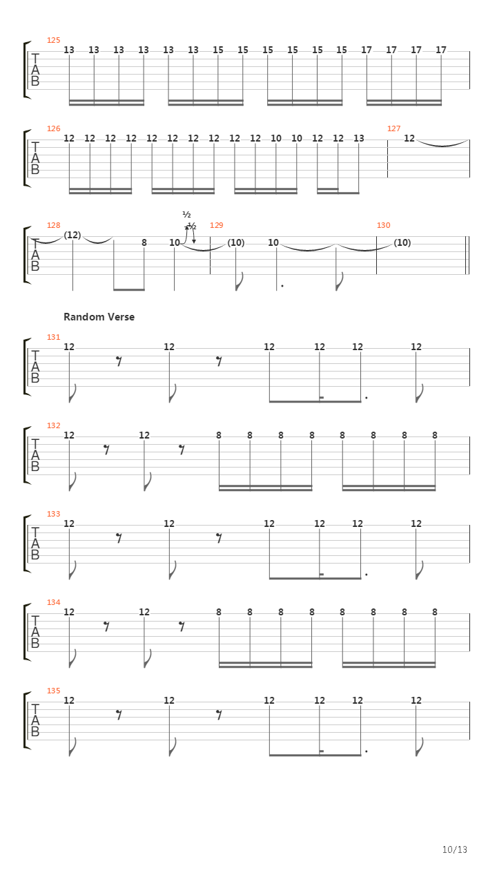 Backwards Pumpkin Song吉他谱