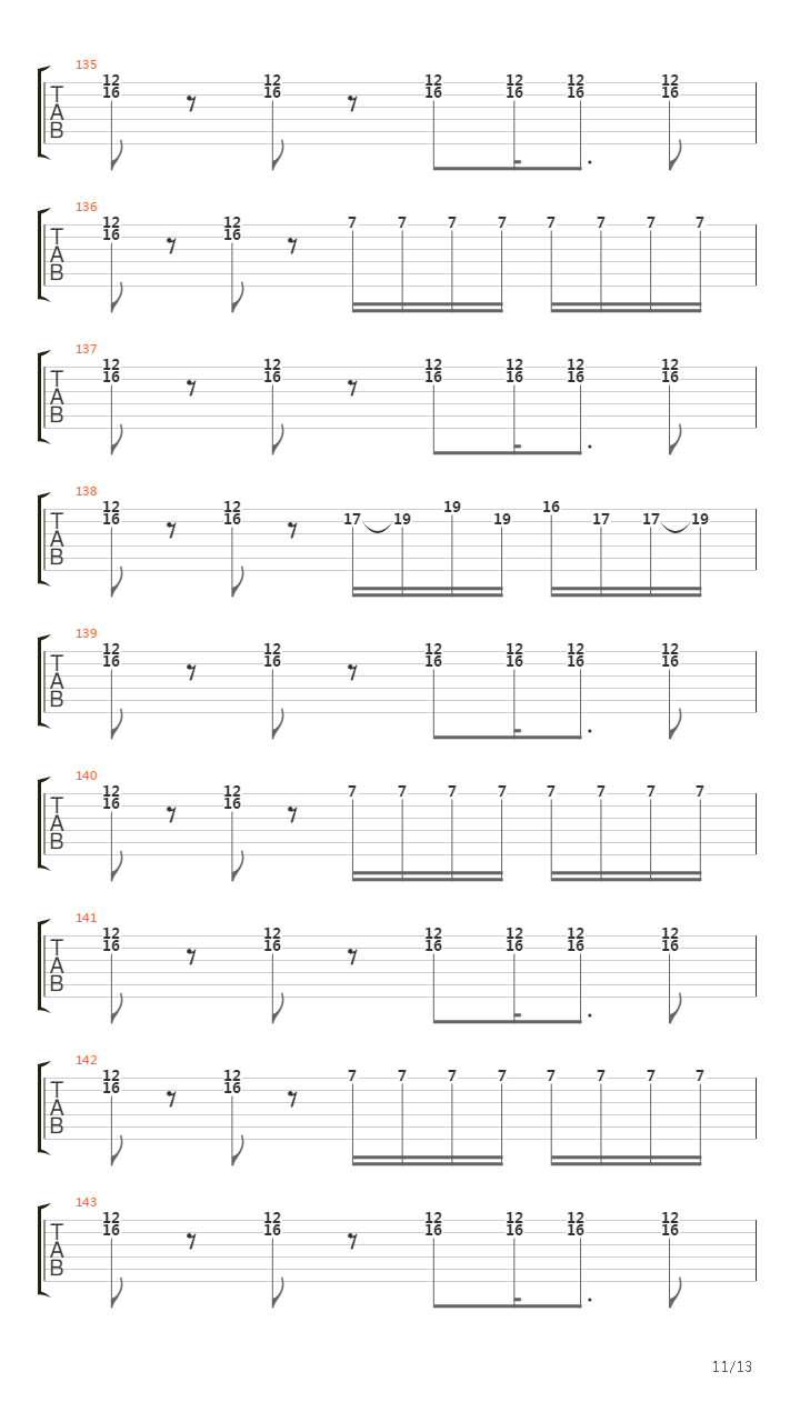 Backwards Pumpkin Song吉他谱