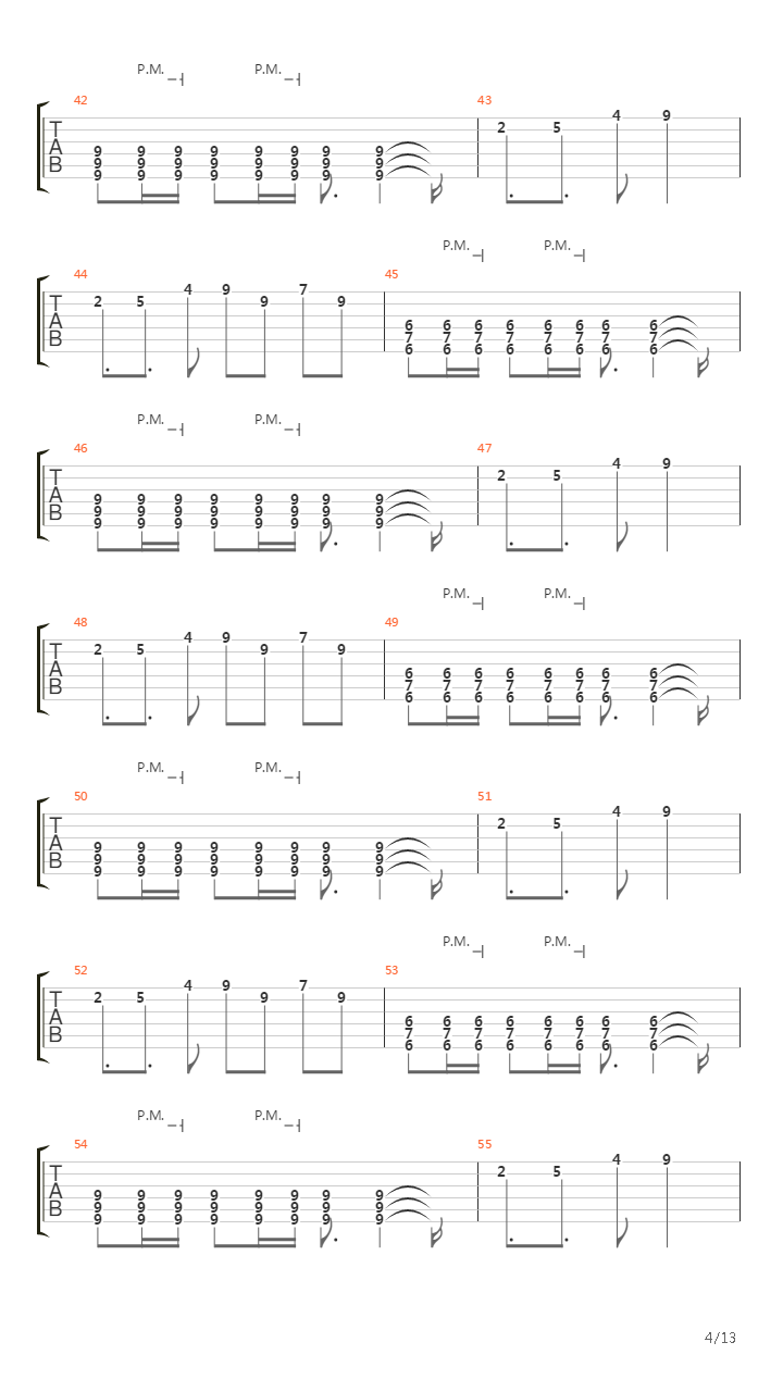 Backwards Pumpkin Song吉他谱
