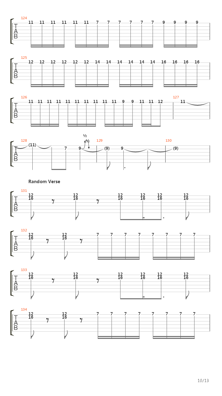 Backwards Pumpkin Song吉他谱