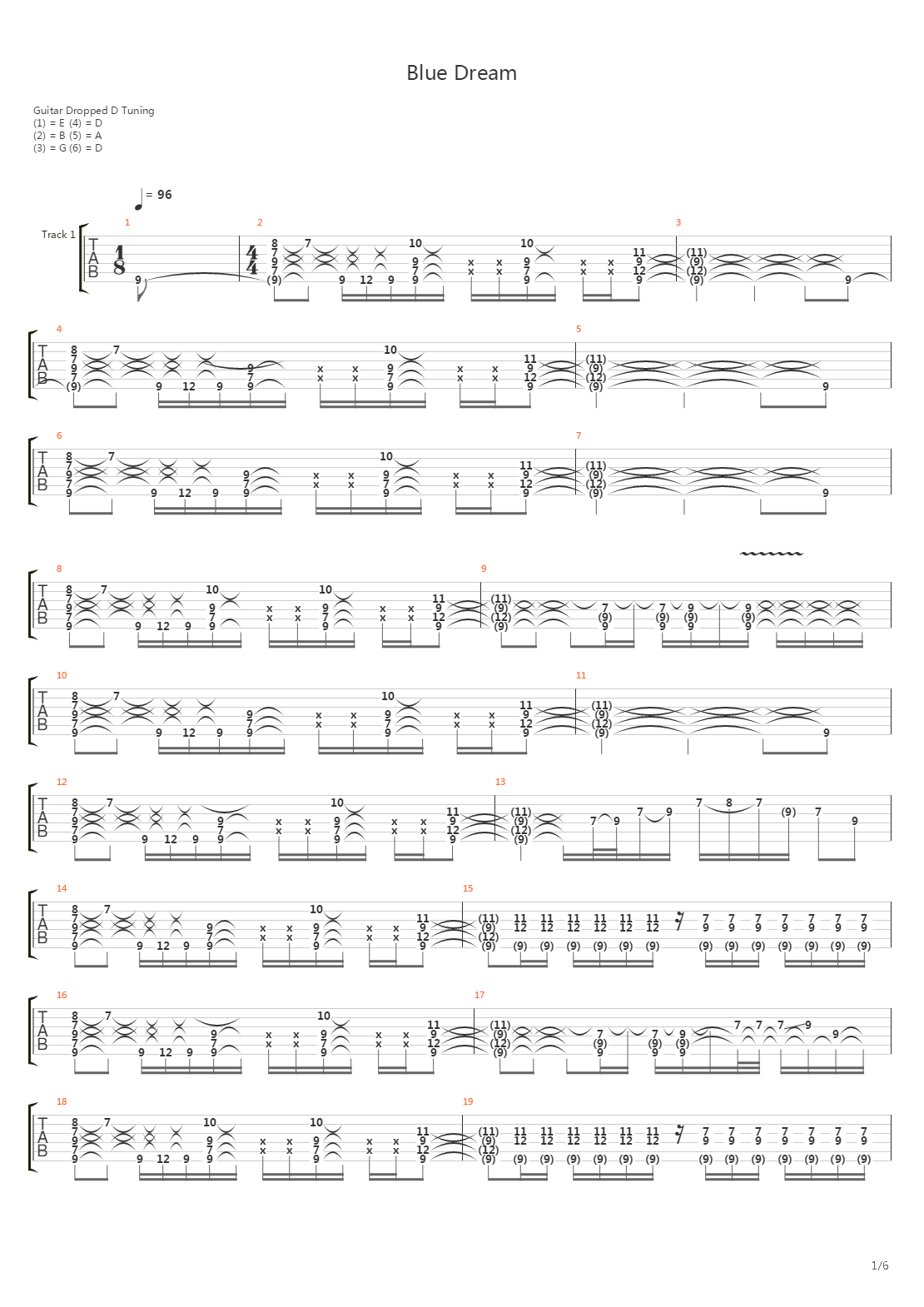 Blue Dream吉他谱