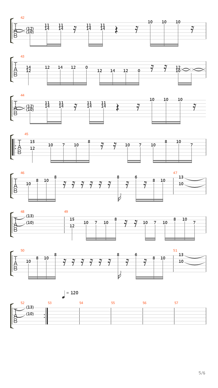 On The Run吉他谱