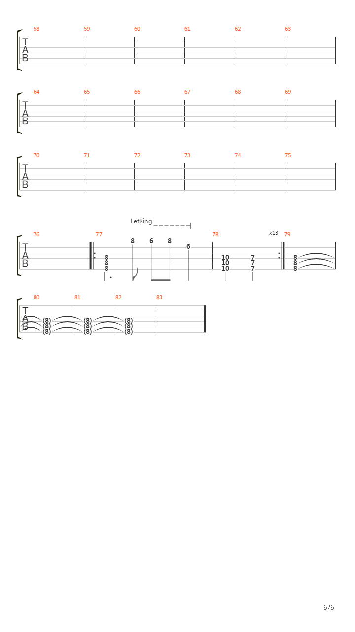 On The Run吉他谱