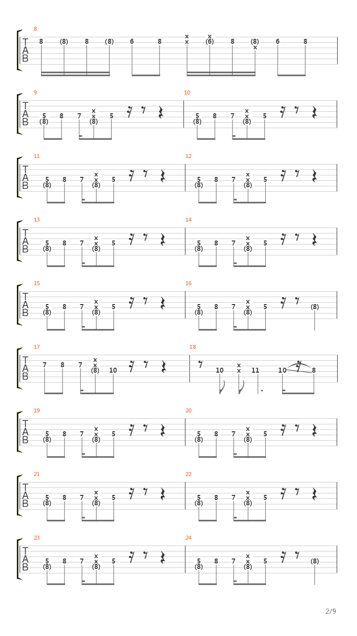 So Far So Gone吉他谱