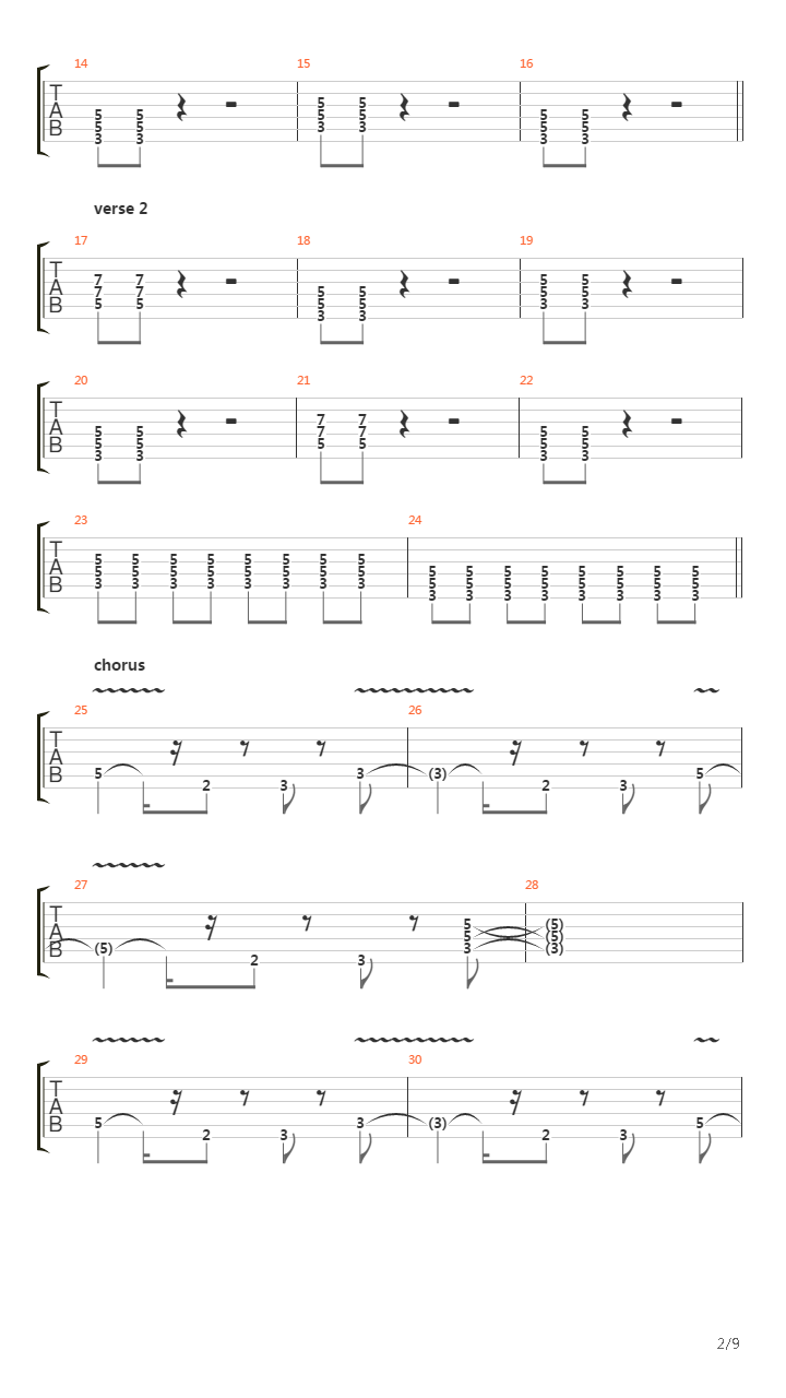 Active Volcanoes吉他谱