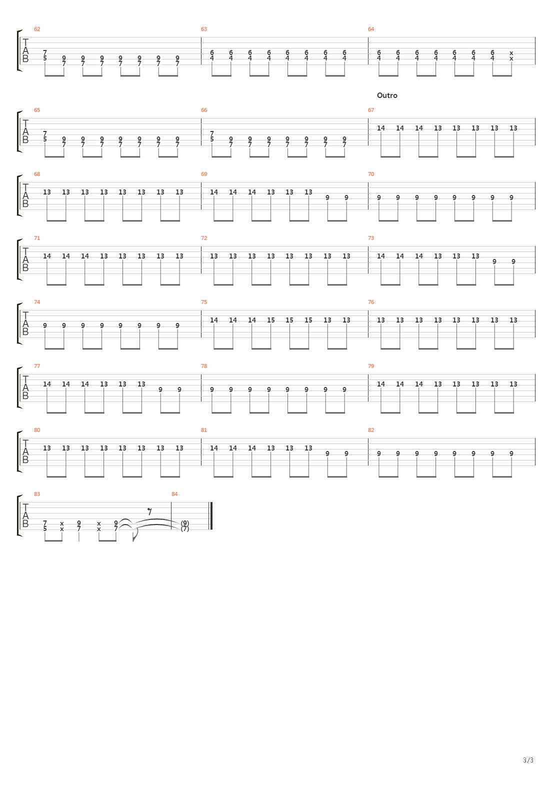 Code Of The Road吉他谱