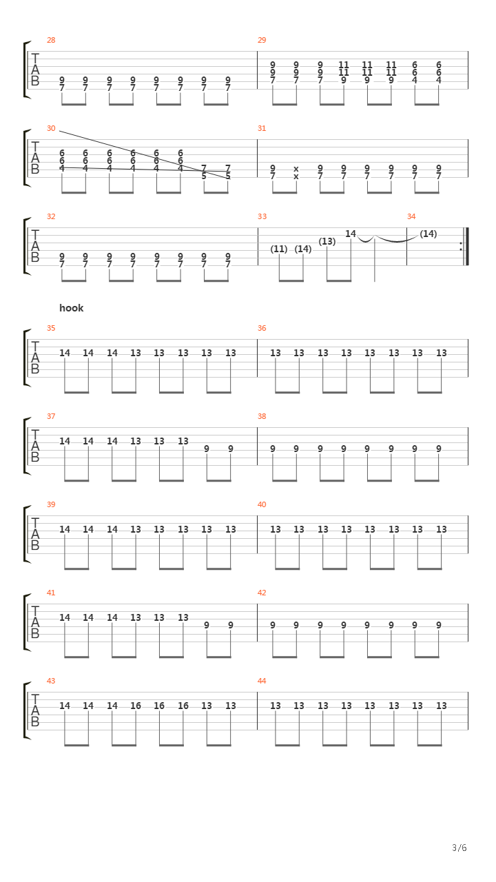 Code Of The Road吉他谱