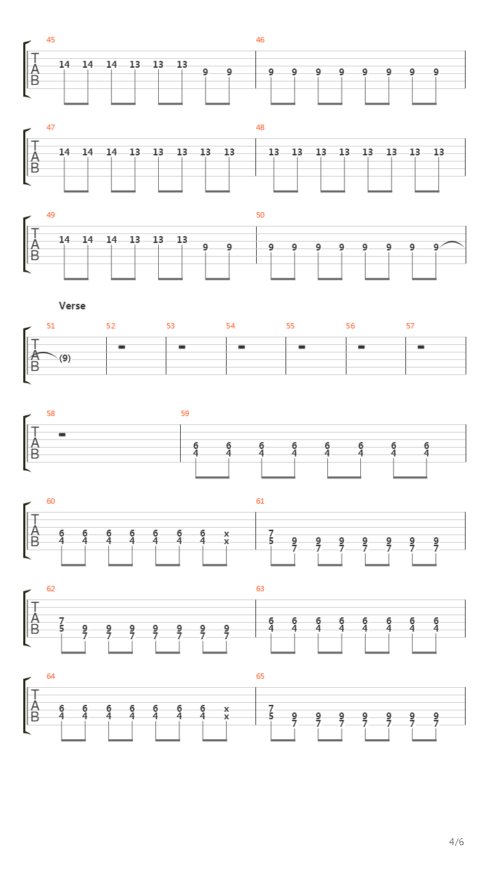 Code Of The Road吉他谱