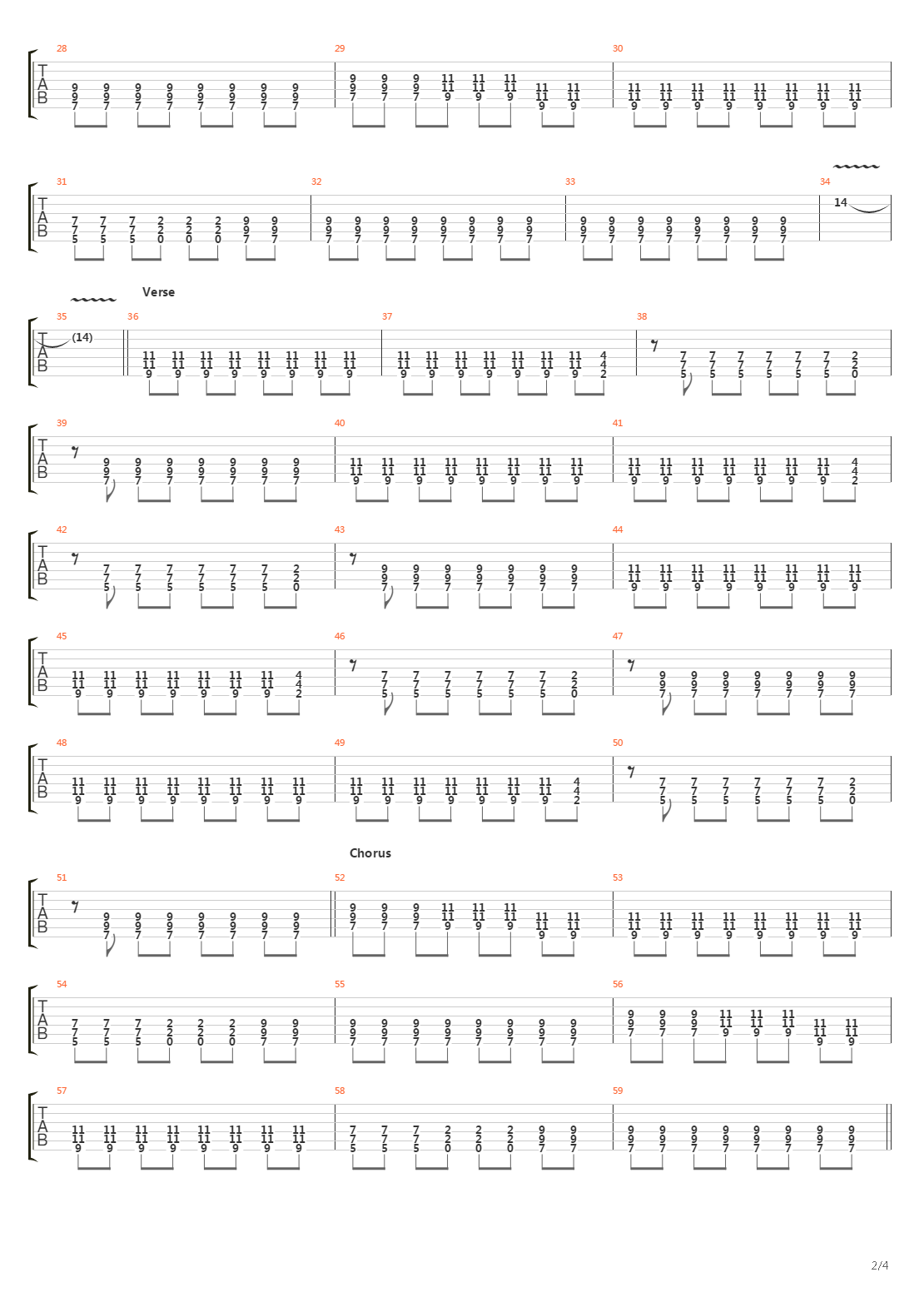 Code Of The Road吉他谱