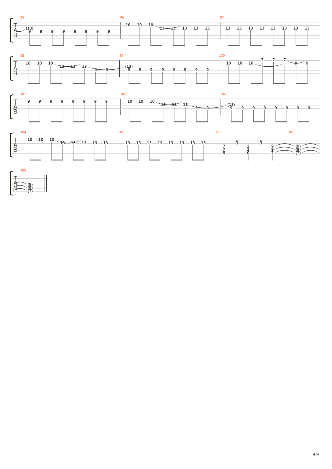 Code Of The Road吉他谱