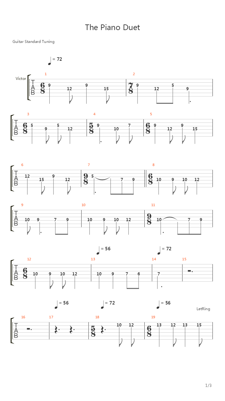 Piano Duet吉他谱