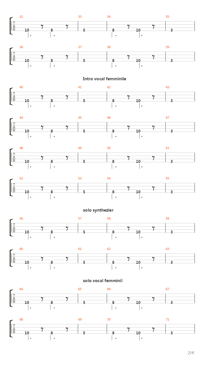 Retreat And Descent吉他谱