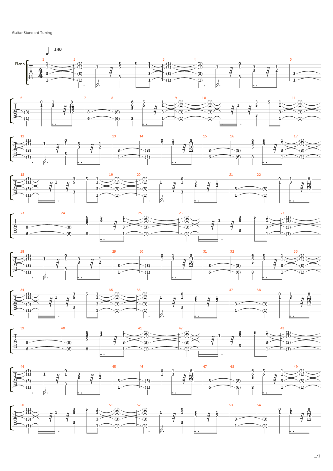Sunchyme吉他谱
