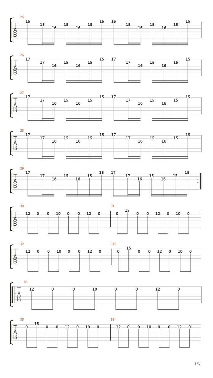 Instrumental吉他谱