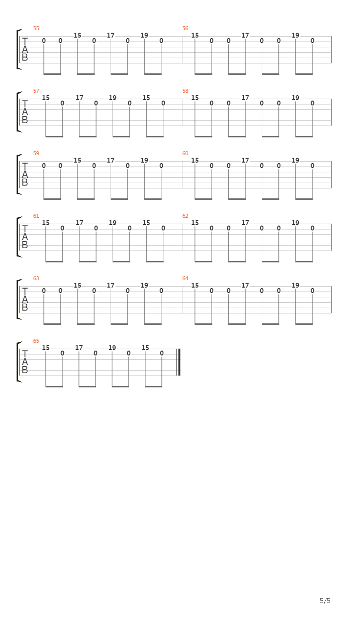 Instrumental吉他谱